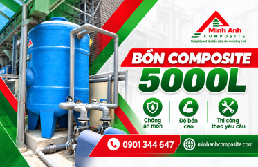 Bồn composite 5000L 