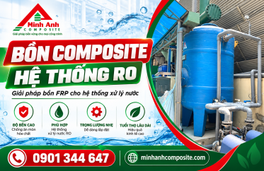 Bồn composite hệ thống RO