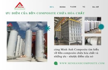 Ưu điểm của bồn composite chứa hóa chất